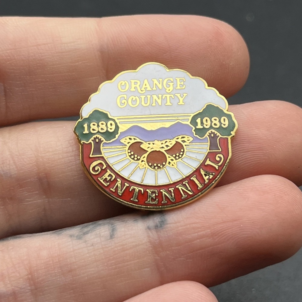 Orange County Centennial‎ 100 Years Lapel Hat Pin